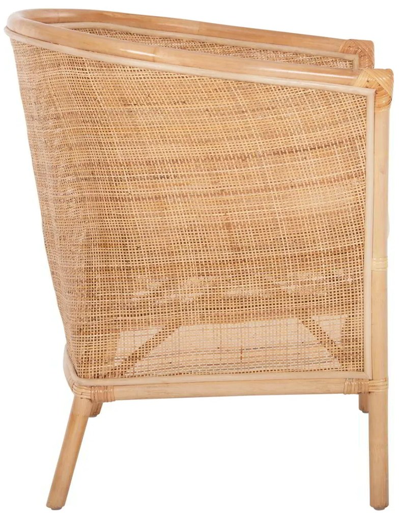 ΠΟΛΥΘΡΟΝΑ APRON HM9818 RATTAN ΠΛΕΚΤΟ ΣΕ ΦΥΣΙΚΟ-ΛΕΥΚΟ ΜΑΞΙΛΑΡΙ 75x70x85Υεκ.