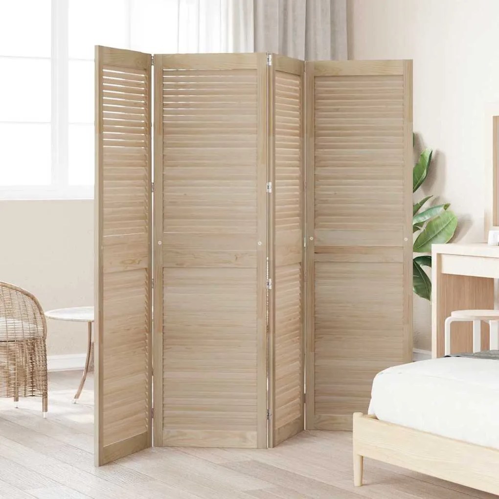 vidaXL Πόρτες Ντουλάπας Other με πόρτα 4 pcs Καφέ 170 x 49.5 x 2.1 εκ