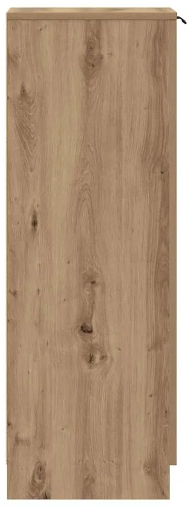 vidaXL Παπουτσοθήκη Χρώμα Αρτισιανή Δρυς 29,5x35x100,5 εκ. Επεξ. Ξύλο