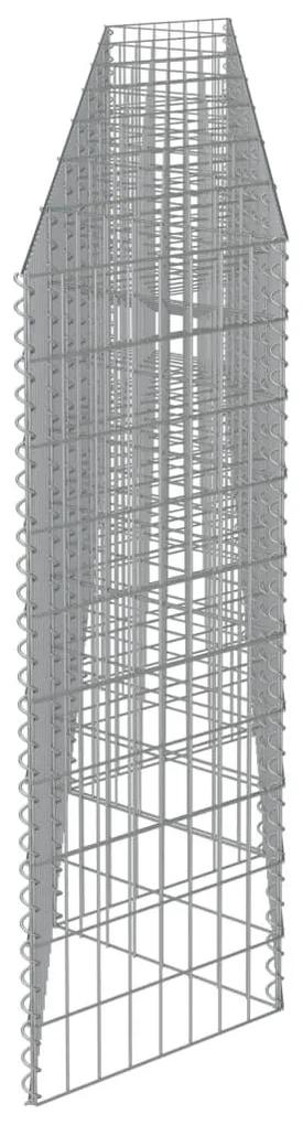 Συρματοκιβώτιο Τοίχος 450x30x100 εκ. από Γαλβανισμένο Χάλυβα - Ασήμι