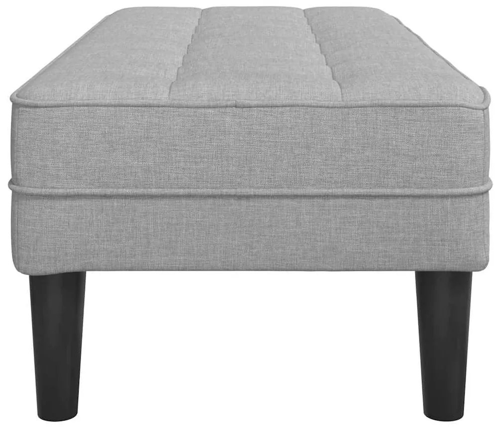 vidaXL Παγκάκι Cloud Γκρι 113x57x39 εκ. Υφάσματος