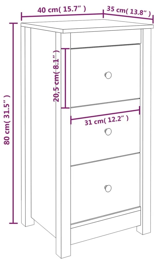 ΣΥΡΤΑΡΙΕΡΕΣ 2 ΤΕΜ. ΚΑΦΕ ΜΕΛΙ 40X35X80 ΕΚ. ΑΠΟ ΜΑΣΙΦ ΞΥΛΟ ΠΕΥΚΟΥ 813746