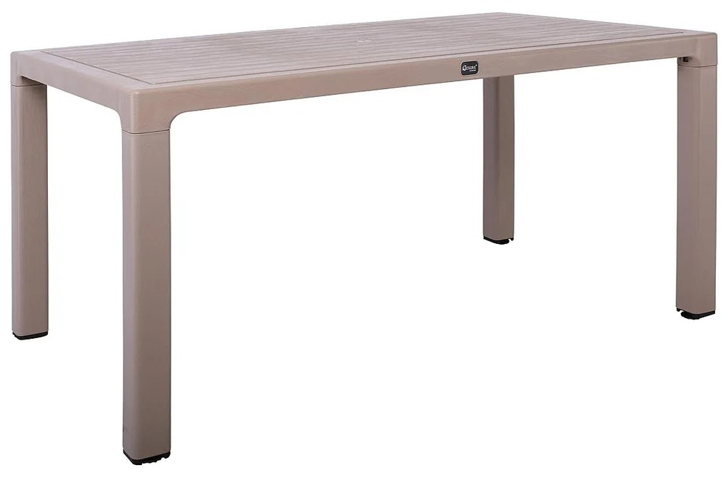 Τραπέζι Τραπεζαρίας Κήπου TEC Cappuccino PP 150x90x73cm