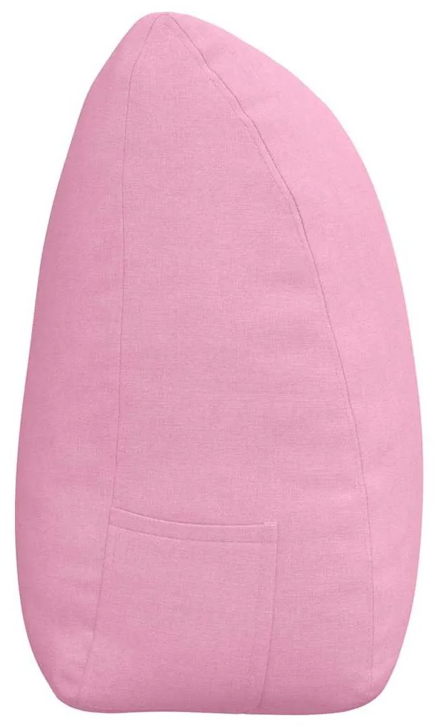 vidaXL Μαξιλάρι Πλάτης Ροζ 180 x 24 x 50 εκ ύφασμα