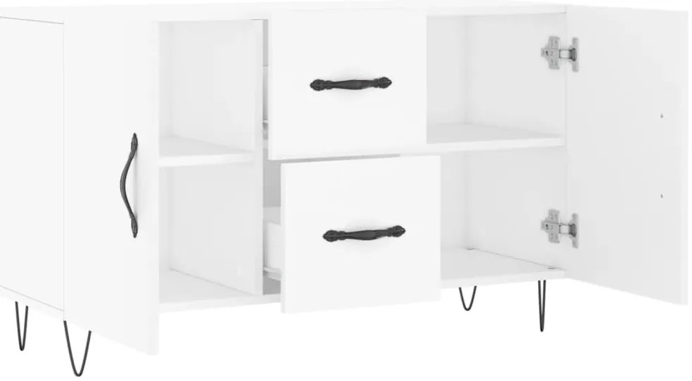 vidaXL Ντουλάπι Λευκό 100 x 36 x60 εκ. Επεξεργασμένο Ξύλο