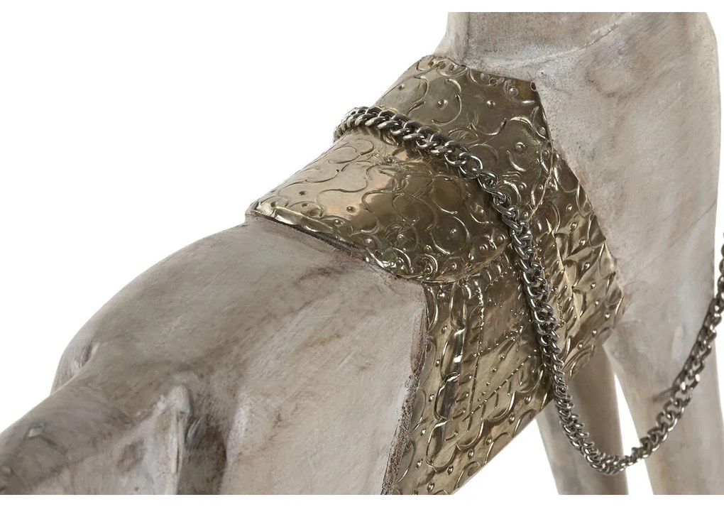 Διακοσμητική Φιγούρα Home ESPRIT Ασημί Φυσικό Άλογο 53 X 10 X 60 CM