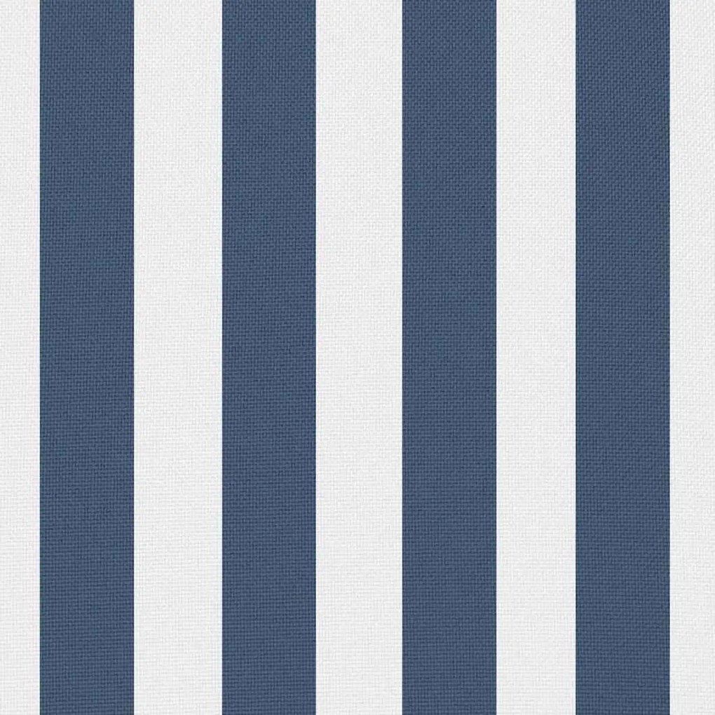 vidaXL Μαξιλάρια Εξωτερικού Χώρου 4 τεμ. Ριγέ Ναυτικό Μπλε 45 x 45 εκ.