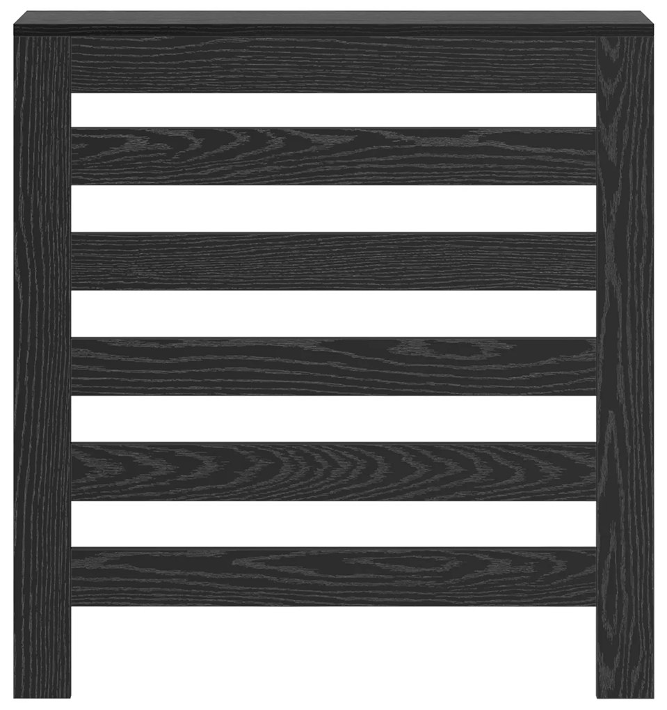 vidaXL Κάλυμμα Ραδιόρ Μαύρο Δρυ 78x20x82 εκ. Επεξεργασμένο Ξύλο