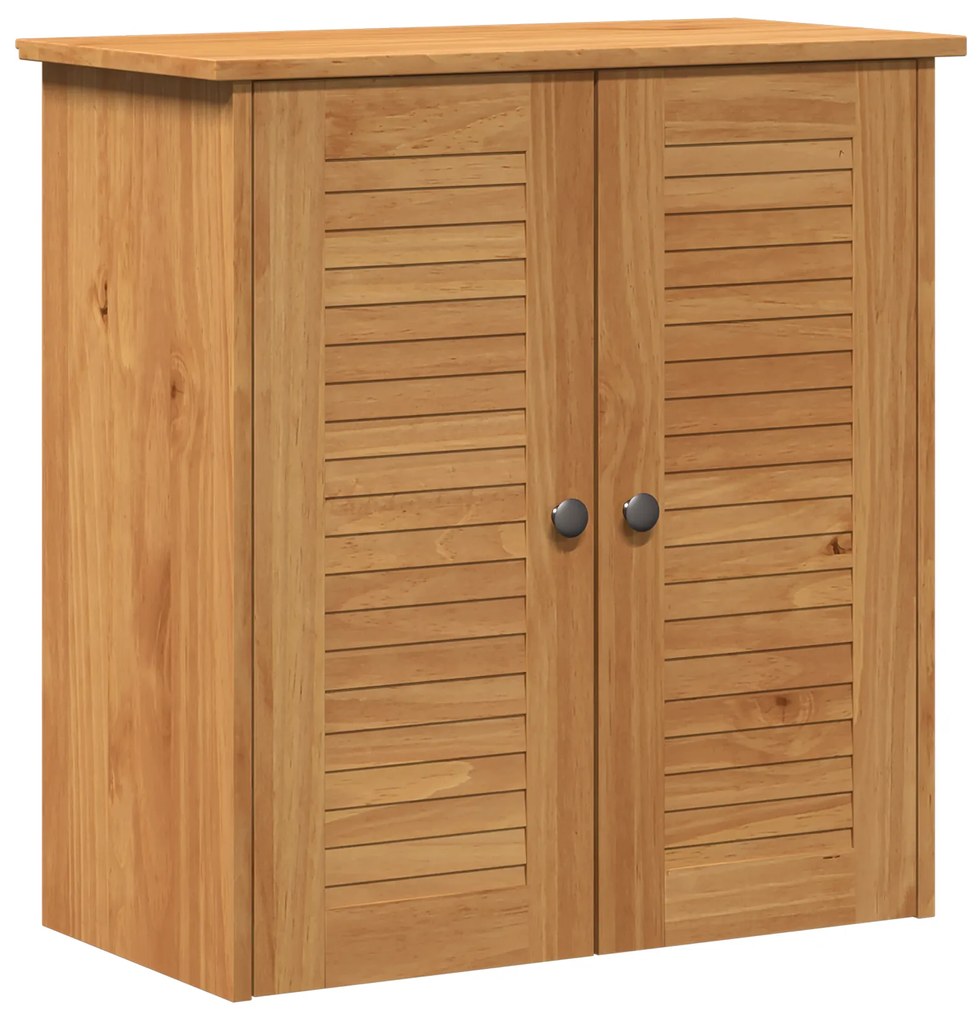 vidaXL Σετ Επίπλων Μπάνιου με ράφι 2 pcs Καφέ 67.5 x 34 x 80 εκ.