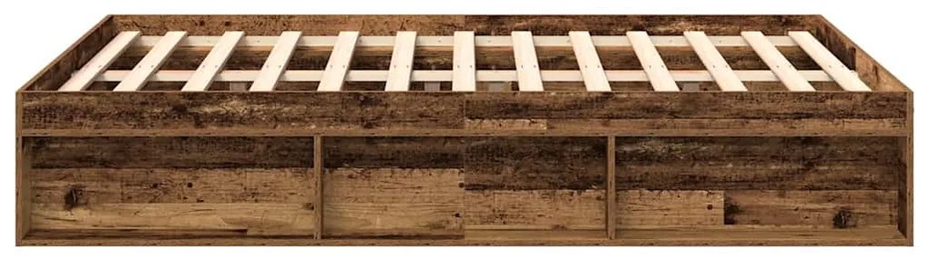 vidaXL Πλαίσιο κρεβατιού χωρίς στρώμα 120x200 εκ. Επεξεργασμένο Ξύλο