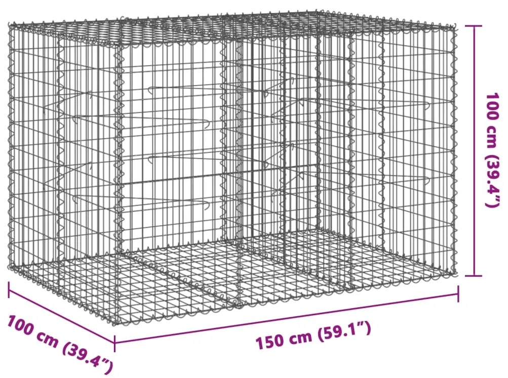 ΣΥΡΜΑΤΟΚΙΒΩΤΙΟ ΜΕ ΚΑΛΥΜΜΑ 150X100X100ΕΚ ΑΠΟ ΓΑΛΒΑΝΙΣΜΕΝΟ ΧΑΛΥΒΑ 3295191