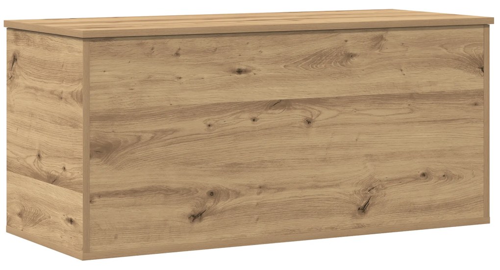 vidaXL Κουτί αποθήκευσης  με καπάκι Artisan Oak 100x42x46 εκ. από Κατασκευασμένο Ξύλο