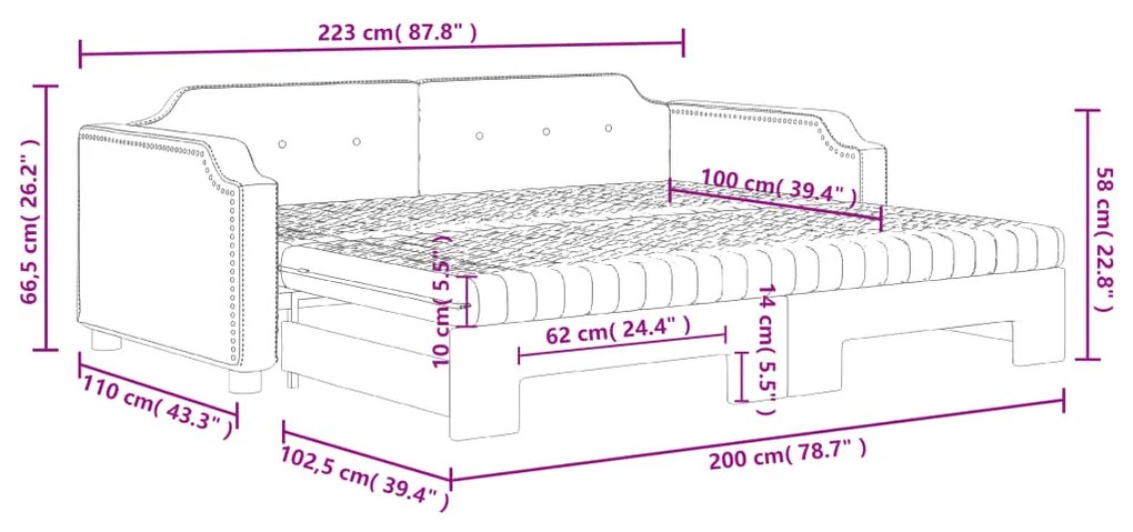 ΚΑΝΑΠΕΣ ΚΡΕΒΑΤΙ ΣΥΡΟΜΕΝΟΣ TAUPE 100X200ΕΚ. ΥΦΑΣΜΑΤΙΝΟΣ ΣΤΡΩΜΑΤΑ 3197660