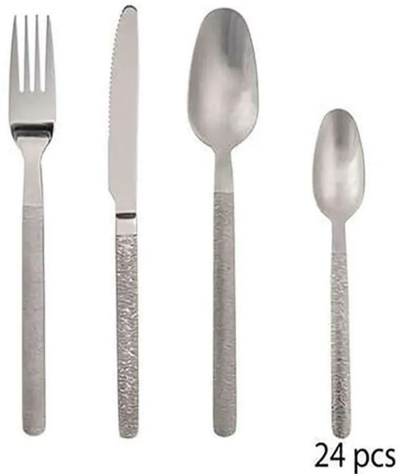 Μαχαιροπίρουνα Jungle (Σετ 24Τμχ) 07.147808 Silver 24 τμχ Stainless Steel