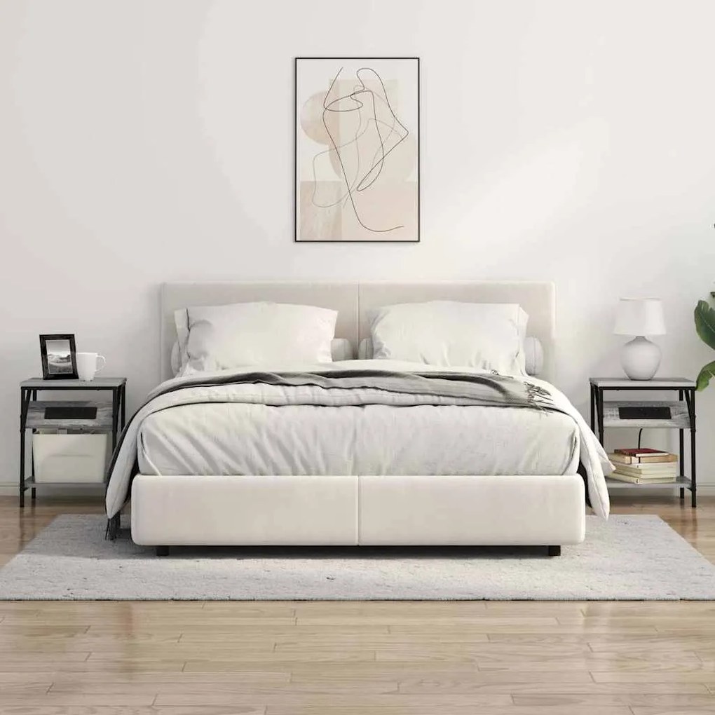 vidaXL Κομοδίνο Γκρι sonoma 38 x 30 x 48 εκ. Επεξεργασμένο ξύλο