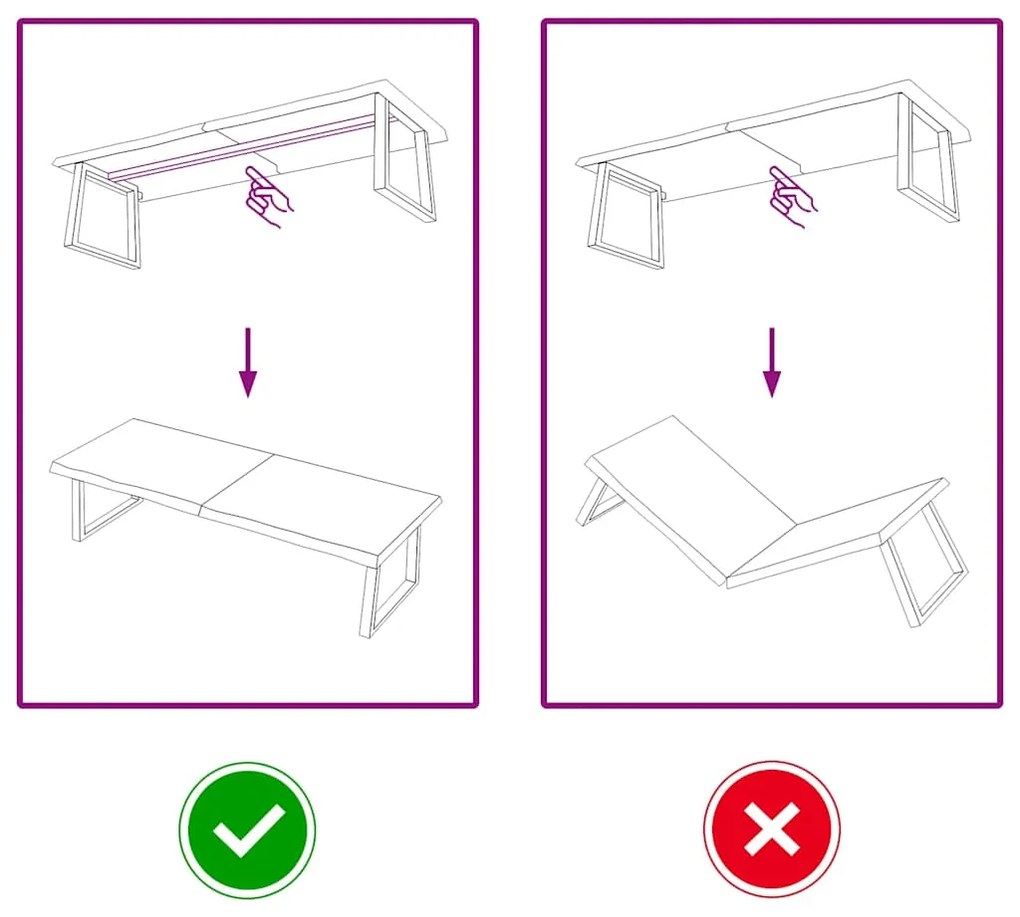 vidaXL Επιφ Τραπεζιού Αν Καφέ 160x50x(2-6)εκ. Επεξ. Μασίφ Ξύλο Δρυός