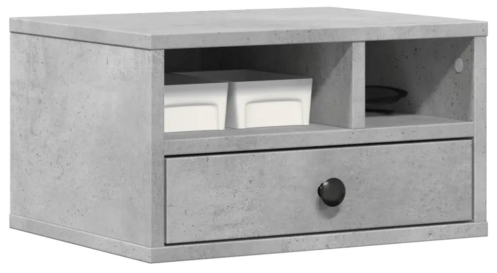 vidaXL Βάση Εκτυπωτή Γκρι Σκυρ. 40x32x22,5 εκ. από Επεξεργασμένο Ξύλο