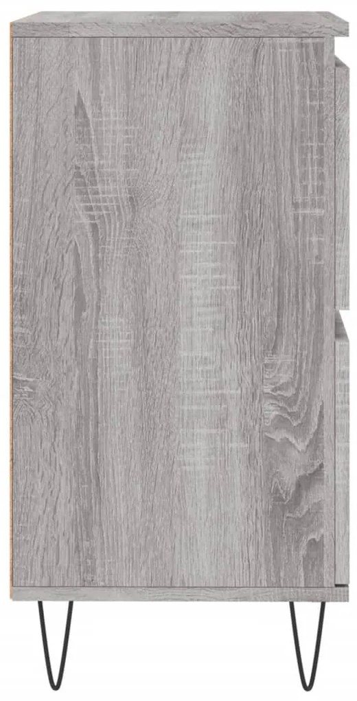 vidaXL Ντουλάπι Γκρι Sonoma 60x35x70 εκ. από Επεξεργασμένο Ξύλο