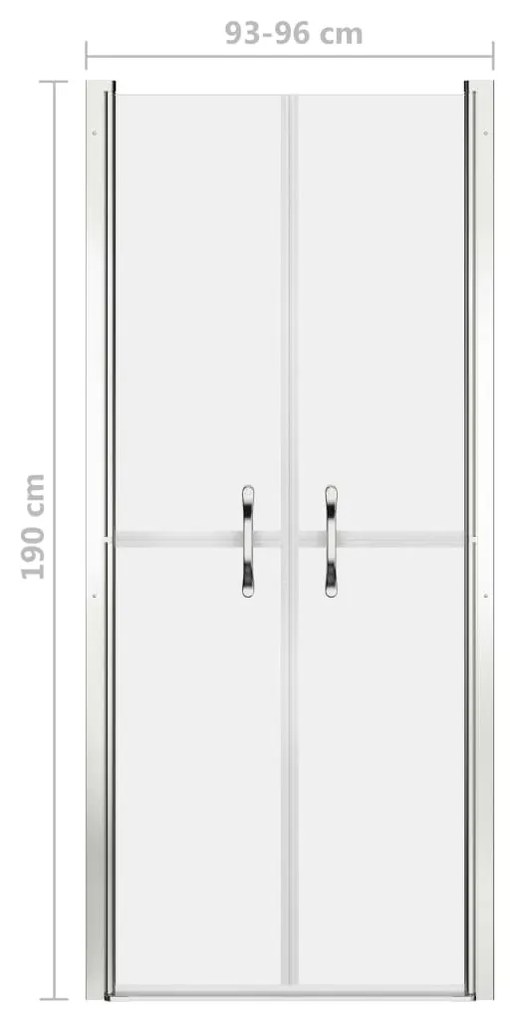 vidaXL Πόρτα Ντουζιέρας με Αμμοβολή 96 x 190 εκ. από ESG