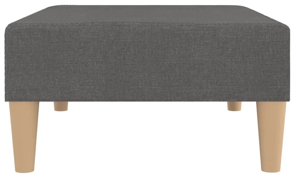 vidaXL Σκαμπό/Υποπόδιο Ανοιχτό Γκρι 78 x 56 x 32 Υφασμάτινο