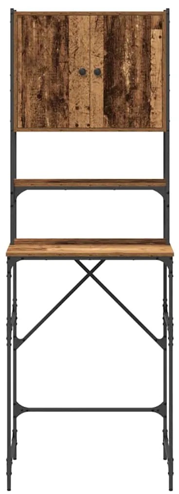 vidaXL Ντουλάπα Πλυντηρίου Παλιό ξύλο 68 x 48,5 x 194 εκ