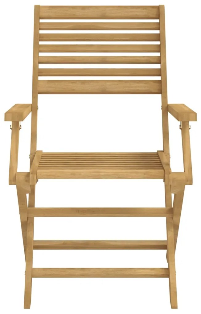 vidaXL Καρέκλες Κήπου Πτυσσόμενες 2 τεμ 54,5x61,5x86,5 εκ Μασίφ Ακακία