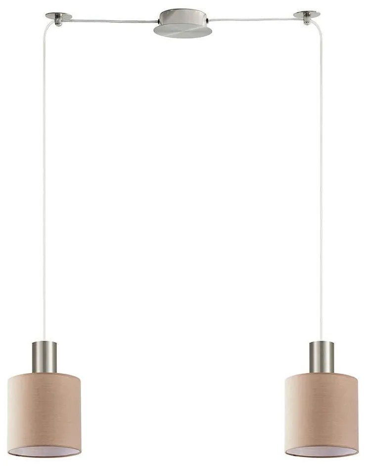 Φωτιστικό Οροφής Adept Tube 77-8431 70x15x300cm 2xE27 60W Nickel-Brown Homelighting