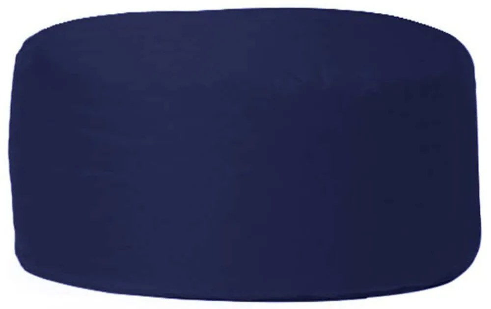 Πουφ Αδιάβροχο Round 248FRN1313 Φ55x30cm Dark Blue