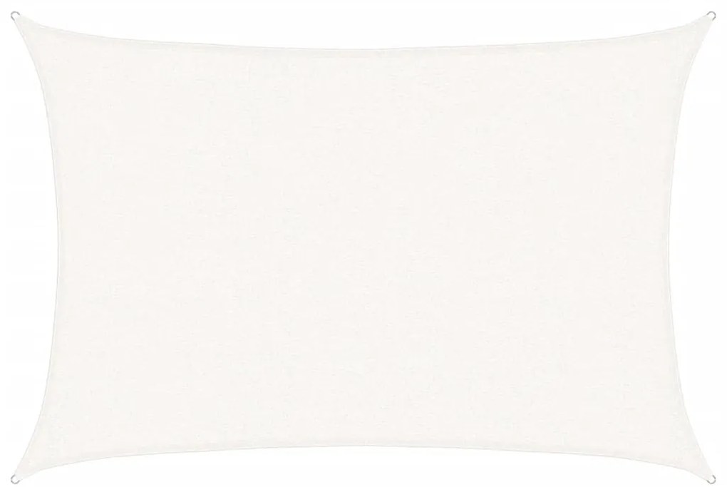 vidaXL Πανί Σκίασης Λευκό 2,5 x 3,5 μ. από HDPE 160 γρ./μ²