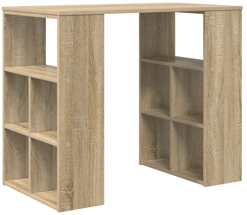vidaXL Γωνιακό Γραφείο Sonoma oak MDF Μεσαίο Γωνιακό γραφείο Sonoma Oak