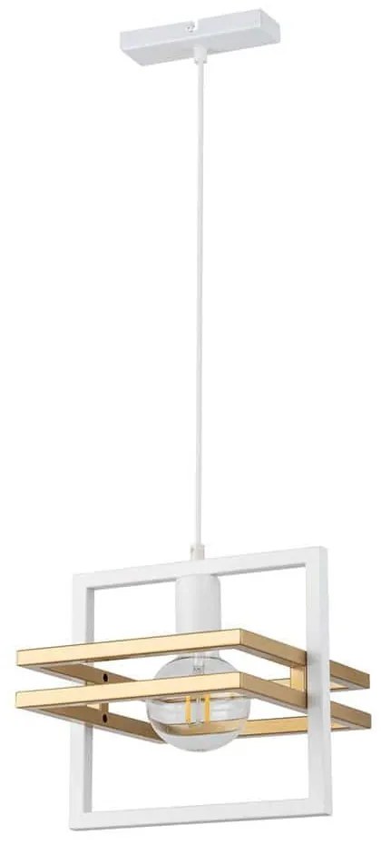 Φωτιστικό Οροφής Merci 1 32387 26x26x90cm 1xE27 60W White-Gold Sigma Lighting