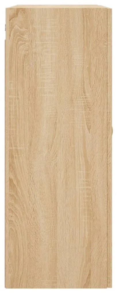 vidaXL Ντουλάπια Τοίχου 2 τεμ. Sonoma Δρυς 69,5 x 34 x 90 εκ.