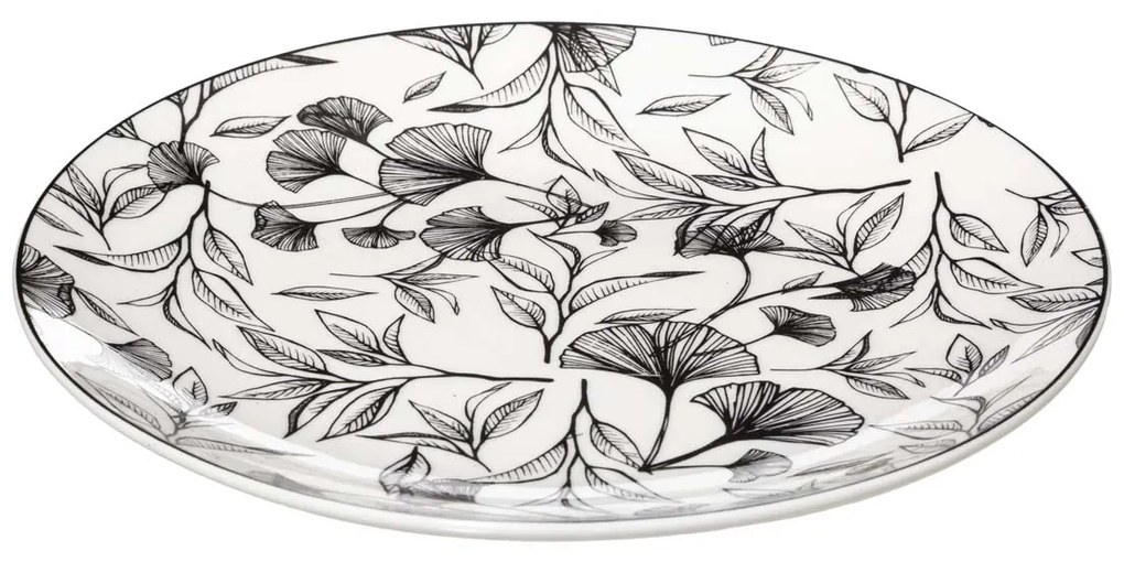Πιάτο Φρούτου (Φ19) S-D Black Floral 154848