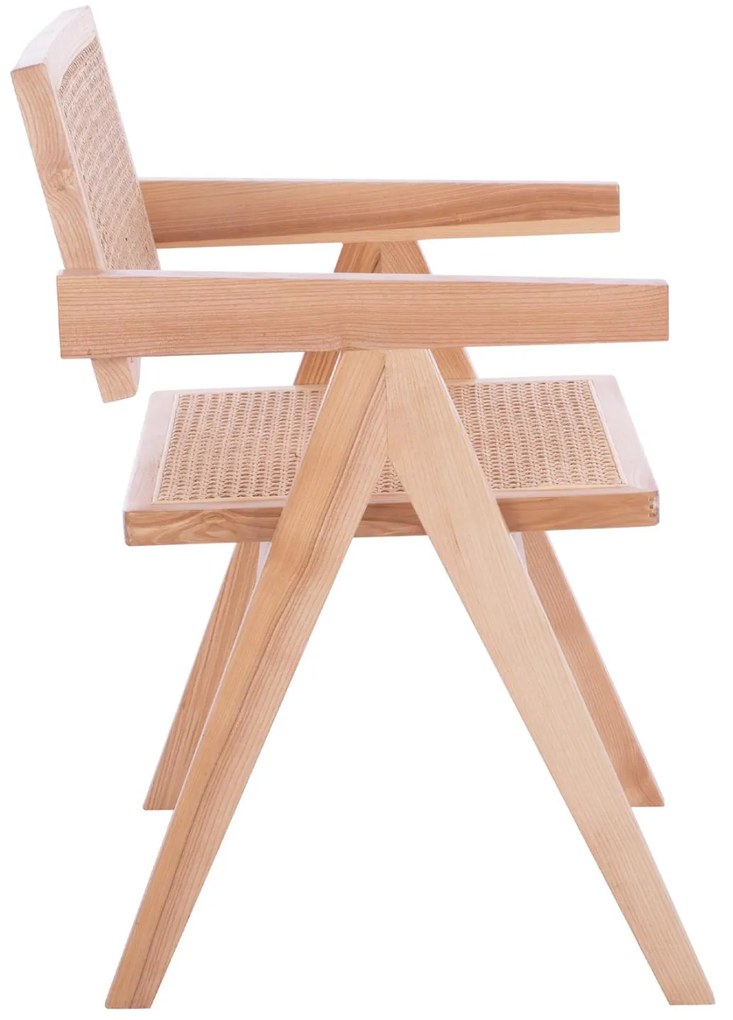 Καρέκλα BLAIRE Ξύλινη με Μπράτσα 52x50x80Υεκ. 52x50x80 εκ.