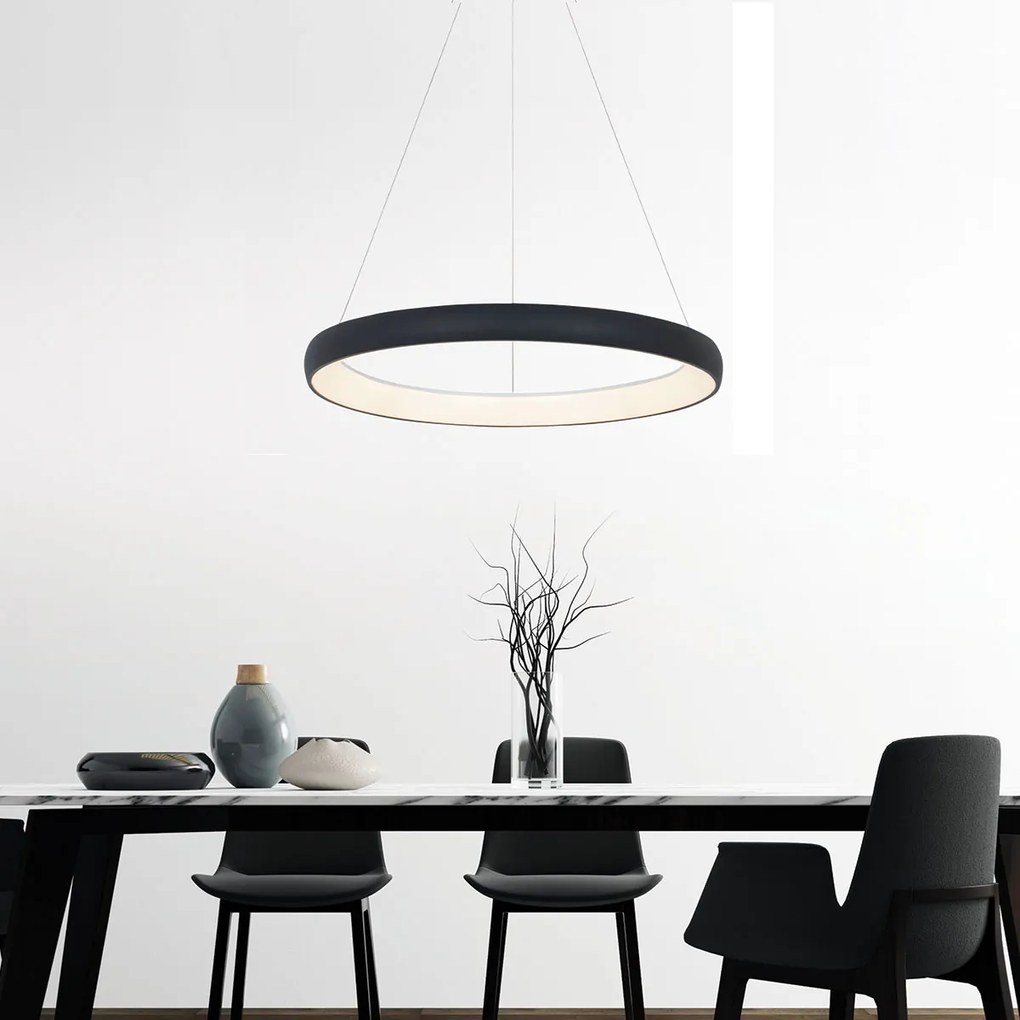 Φωτιστικό Οροφής LED Dimmable Zambelis 2044 Sandy Black