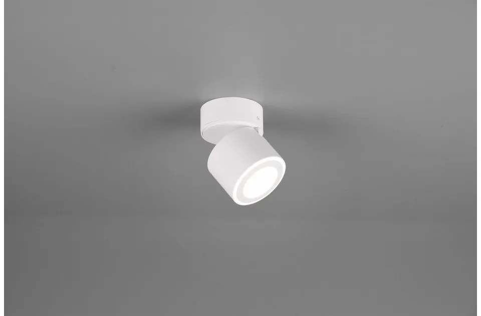 Σποτ Οροφής Χωνευτό/Επιφανειακό 1xLED 5W Κινητό Διπλή Πηγή Taurus Trio Lighting-652910131-Λευκό 652910131