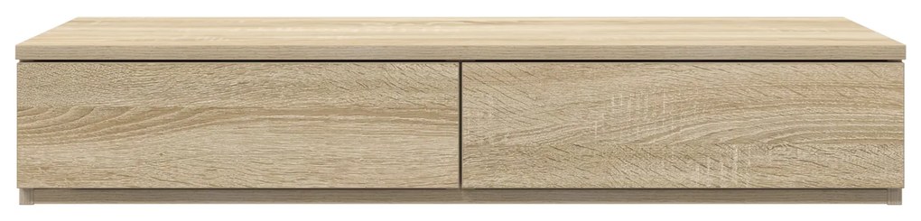 vidaXL Συρτάρια Κρεβατιού Σοβάνα Δρυς 80x36,5x16,5 εκ Επεξεργασμένο Ξύλο