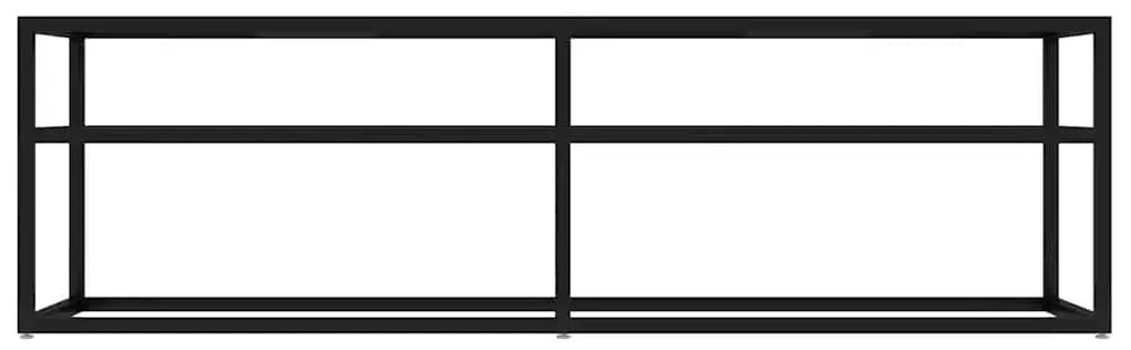 vidaXL Έπιπλο Τηλεόρασης Μαύρο 140 x 40 x 40,5 εκ. από Γυαλί Ασφαλείας