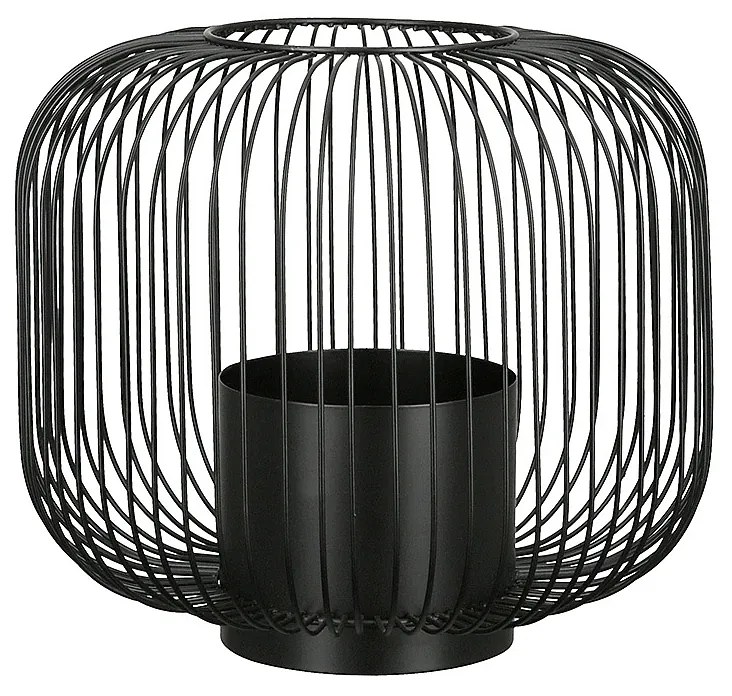 Φανάρι ArteLibre Μαύρο Μέταλλο 24cm-05160734
