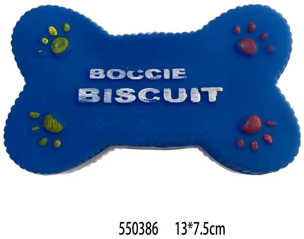 Παιχνίδι σκύλου Latex Cookie - 13.5x7.5cm - 12pcs - 550386