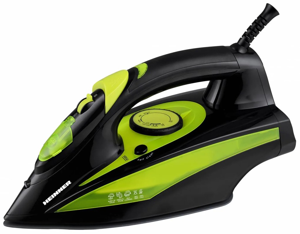 Heinner XI-6060-GR Σίδερο Ατμού 2400W με Κεραμική Πλάκα και Συνεχόμενη Παροχή 16gr/min