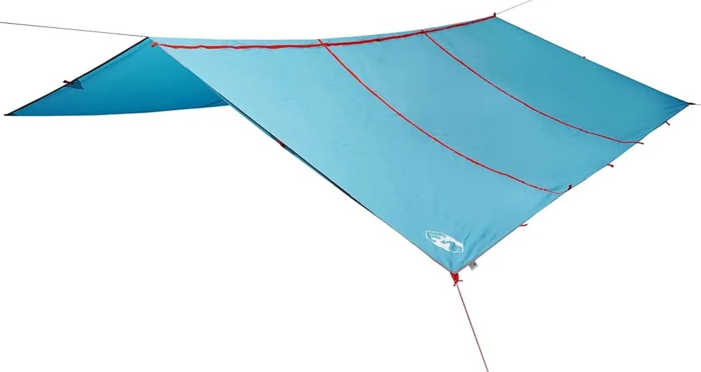 vidaXL Μουσαμάς Κάμπινγκ Αδιάβροχος Μπλε 420x440 εκ.