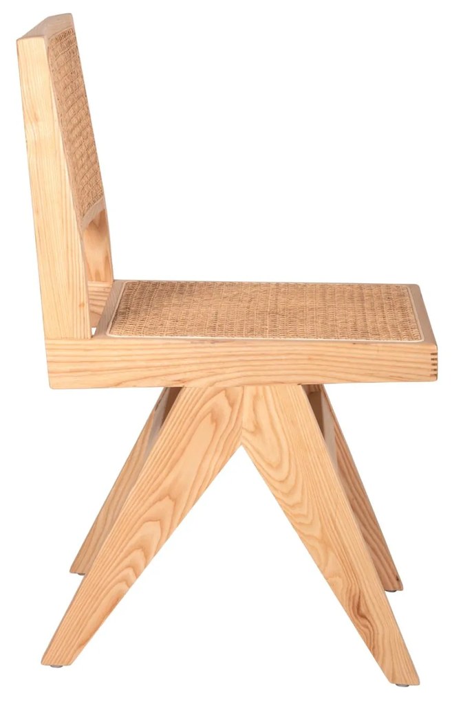 Καρέκλα FREDRIK Ξύλο Φράξινου και Rattan Φυσικό 45x55,5x83Υεκ. 45x55.5x83 εκ.