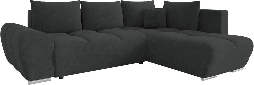 Γωνιακός καναπές Forrest-Anthraki-Δεξιά - 290.00Χ183.00Χ85.00cm