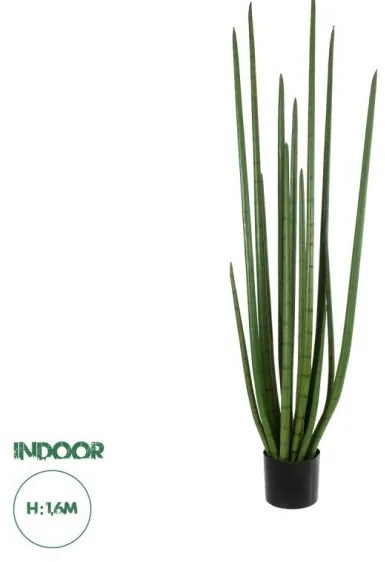 Artificial Garden SANSEVIERIA CYLINDRICA 20211 Τεχνητό Διακοσμητικό Φυτό Σανσεβιέρια Υ160cm Globostar 20211