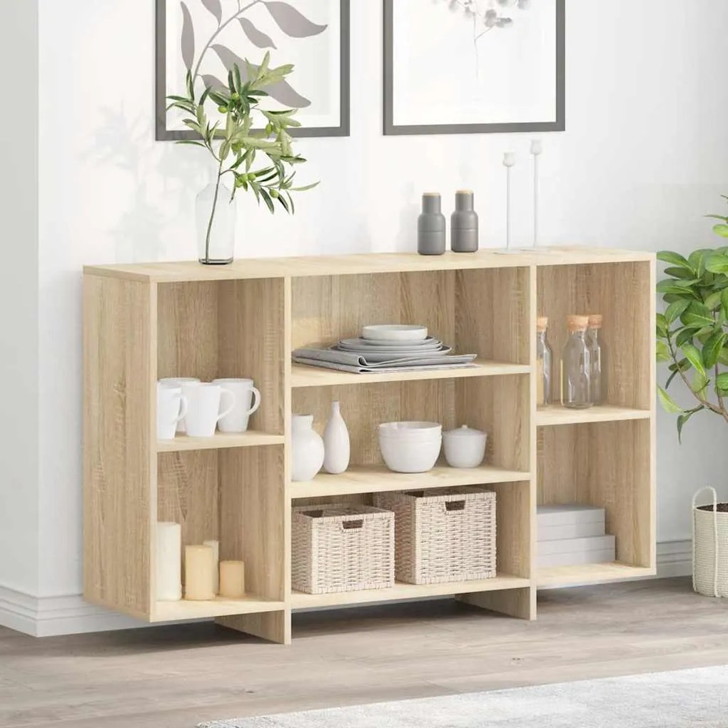 vidaXL Ντουλάπι Sonoma Δρυς 120x30x75 εκ. από Επεξεργασμένο Ξύλο