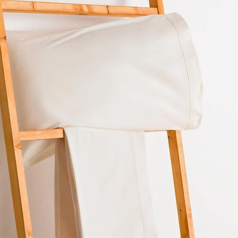 Σεντόνι Με Λάστιχο Σύνθεση-504 Ecru Vesta Home Μονό 100x230cm 100% Βαμβακερό Περκάλι