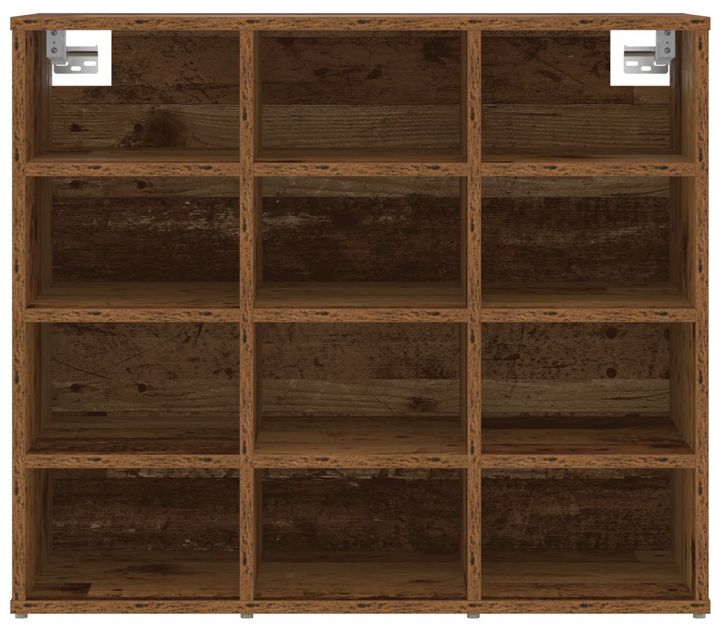 vidaXL Ντουλάπα Παπουτσιών Παλαιό ξύλο 103x30x51 εκ Επεξεργασμένο ξύλο