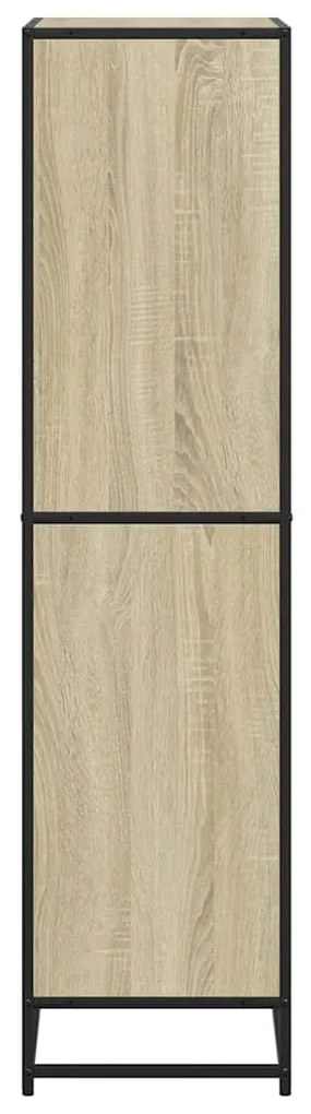 vidaXL Βιβλιοθήκη Sonoma Oak 60x35x139 cm Ξύλινη κατασκευή