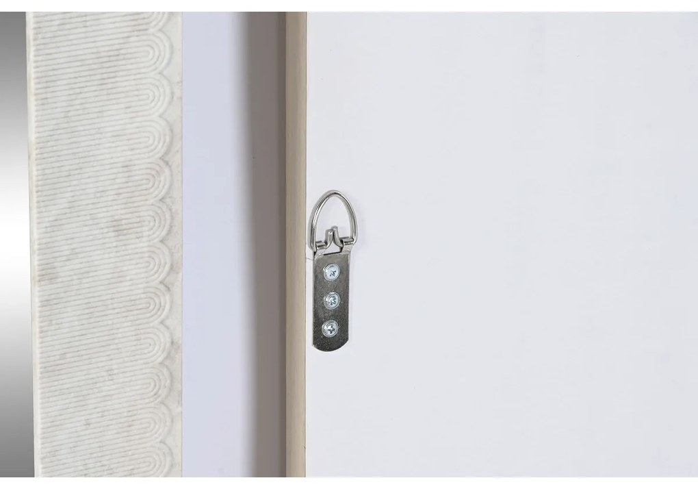 Τοίχο καθρέφτη DKD Home Decor Ελεφαντόδοντο 70 x 2 x 97 cm (4 Μονάδες)